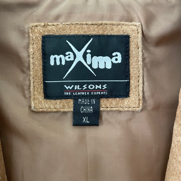 Suede Varsity Style Jacket - Picture 3 of 3